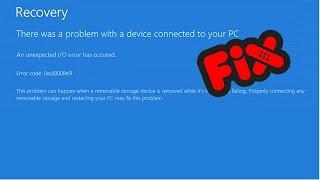 | FIXED | RECOVERY There was a problem with a device connected to your PC - Windows 10 - TechGyan