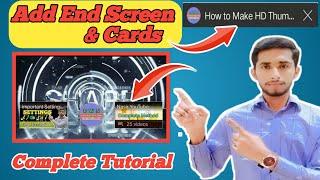 How to Add End Screen & Cards in YouTube Videos | 2023 Tutorial