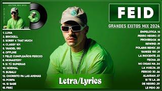 Feid 2024 (Letra/Lyrics) - Grandes Éxitos De Feid - Mejores Canciones De Feid - Mix Reggaeton 2024