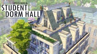 STUDENT DORM HALL - Speed Build | The Sims 4 Discover University