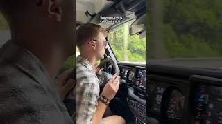 Matt tries driving in America for the first time  #couple #prank