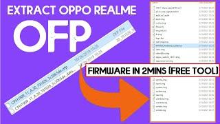 Free Tool || Oppo QLM, MTK OFP File Extract Without Any Box 100% working