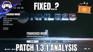 NHL 25 FIXED..? | Patch 1.3.1 Analysis