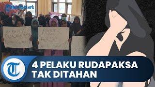 Keempat Pelaku Rudapaksa Bocah di Ciamis Tak Ditahan, Puluhan Ibu-ibu Demo di Kantor Kades