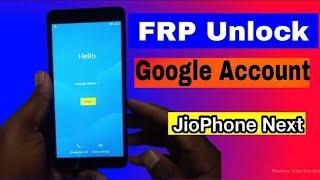 Jio Phone Next FRP Bypass Android 12/Jio phone next frp bypass || Google Account bypass Without pc