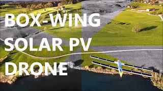 WORLD NOVELTY First ever most energy efficient Solar PV box-wing DRONE / aircraft -   patent pending