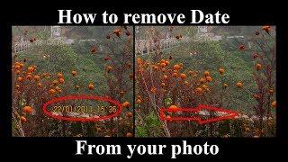 How to remove date from your picture | Adobe Photoshop Tutorial