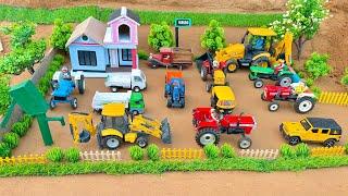 Mini tractor trolley parking to another place | Arjun novo tractor | jcb tractor video | jcb video|