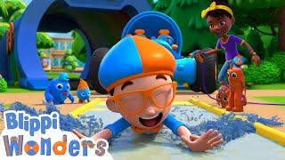 Fun in the Sun with Blippi and Meekah | Blippi Wonders Animated Adventures | Moonbug Kids