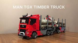 MAN TGX TIMBER TRUCK LEGO TECHNIC / Лесовоз Лего Техник