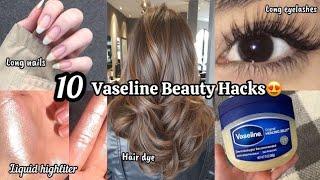 10 VASELINE Beauty Hacks | Vaseline Hacks For Girls | Vaselines Hacks For Face