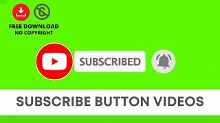 Youtube Subscribe Button, Subscribe button free download copyright-free download green screen