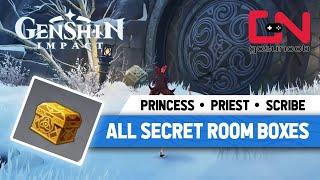 Genshin Impact Princess Box, Priest Box & Scribe Box locations - How to unlock SECRET ROOM Gate