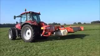 case farmall 115u pro/kuhn FC 313/Gras maaien/Mowing grass/Mähen