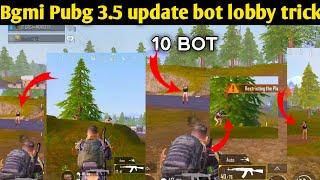 How to get bot lobby in Bgmi/pubg 3.5 update ll Bot lobby trick ll Bgmi Bot lobby ll Pubg Bot lobby