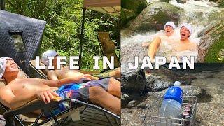 [Vlog] Daily life in Japan , I went to a tent sauna with my friends on day off!