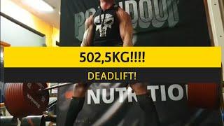 502,5 kg W MARTWYM CIĄGU!!!! *deadlift Krzysztof Wierzbicki