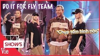 Binz cực ngầu tại buổi duyệt chung kết, cùng trò cưng Kellie live "Do It For Fly Team" QUÁ ĐỈNH