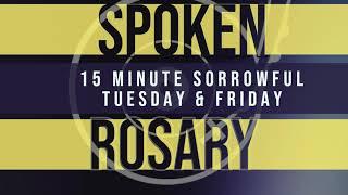 15 Minute Rosary - Sorrowful - Tuesday & Friday - SPOKEN ONLY - Simple Rosary Video in English