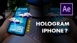 Augmented Reality Hologram iPhone with VFX Maria | After Effects VFX Tutorial