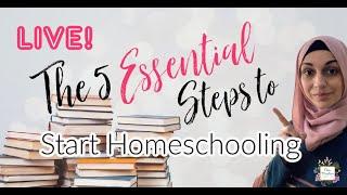 5 Steps to START HOMESCHOOLING | Home Education Guide