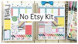 Plan With Me - Happy Planner Sticker Books | No Etsy Kit