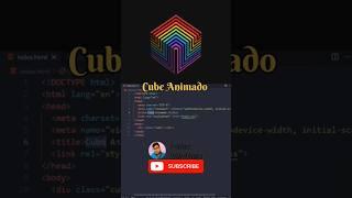 3D CUBE ANIMATION || HTML ||CSS #htmlcss #3danimation #cube #htmlshorts #webdevelopmenttips #viral