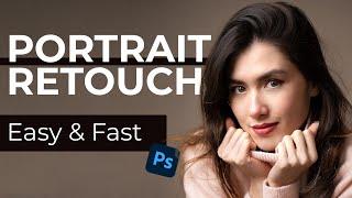 How to EDIT portraits FAST and EASY in Photoshop | Retouch Pro Panel Review