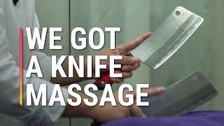 We Got A Knife Massage In Taiwan