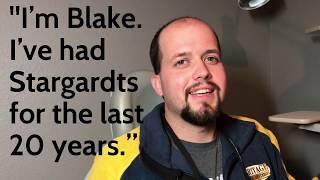 Blake describes how bioptic glasses help him deal with Stargardt Disease