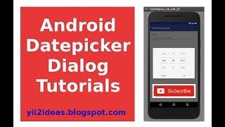 Android Datepicker Dialog