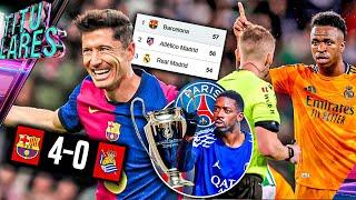 ¡Barca LIDER en SOLITARIO! | Vini se QUEJA del árbitro | PSG a la final de Champions contra...