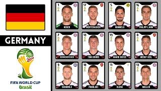 Germany's 2014 FIFA WORLD CUP Squad | Germany Squad - 2014 World Cup Squad | Iconic Squads