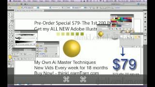 Adobe Illustrator CS6 Tutorials: my master vector artwork techniques A-Z Beginner Advanced lessons