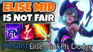 My team did not trust ELISE MID, but then I 1v5'd | Off-Meta Climb - League of Legends