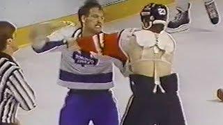 Behn Wilson vs Wendel Clark Feb 1, 1986