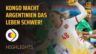 Kongo - Argentinien | Highlights - Vorrunde, Handball-WM der Frauen 2023 | SDTV Handball