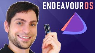 Linux Tips - Install Full EndeavourOS on a USB Drive (2022)