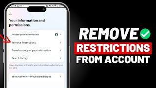 How to Remove Account Restriction on Facebook - 2025 New Method