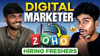 This Skill help me to Place in ZOHO  | Sharing his Experience From 12th to ZOHO