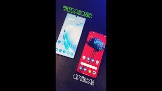 #shorts OPTICAL VS ULTRASONIC FINGERPRINT Comparison #youtubeshorts