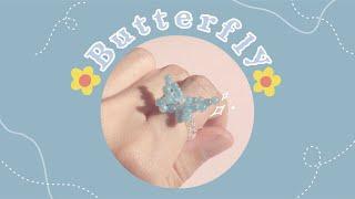 How to Make Butterfly Beaded Ring (Easy DIY& Tutorial) 