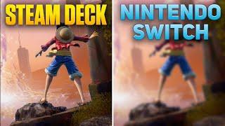 Steam Deck vs Nintendo Switch - One Piece Odyssey