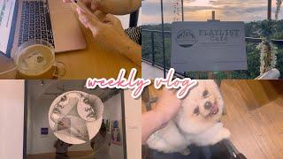 Weekly Vlog (Pinto Art Museum, Playlist Café, Medley Vegetarian Food, etc.) | Rei