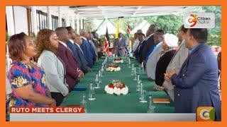 President Ruto meets religious leaders at state house