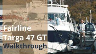 Fairline Targa 47 GT Yacht Tour | For Sale £299,995.00 | One Marine Yacht Brokers