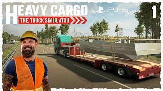 Achtung Schwertransport!  HEAVY CARGO  Truck Simulator PS5 [deutsch] LP #01