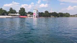 Pedal boat Ada Ciganlija, Belgrade Serbia