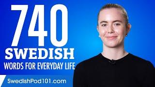 740 Swedish Words for Everyday Life - Basic Vocabulary #37