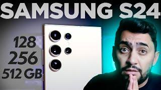 SAMSUNG S24, S24 PLUS e S24 ULTRA  128 GB vs 256 GB vs 512 GB 